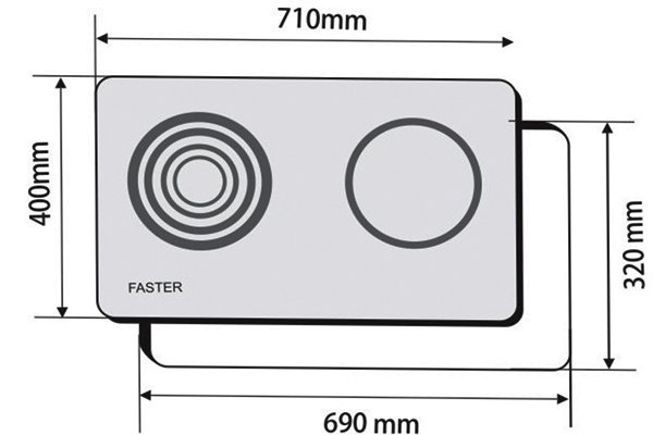 Bếp từ Faster FS-740TE hàng chính hãng