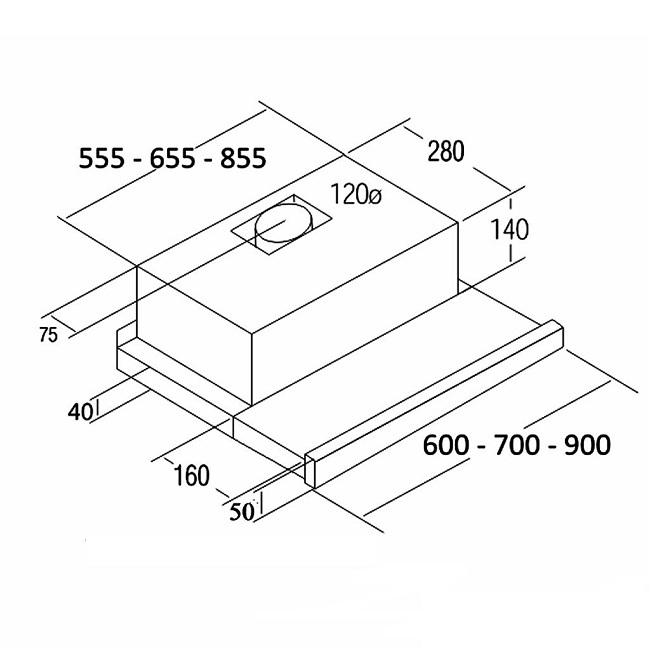 Máy hút mùi Bosch DHI922GSG