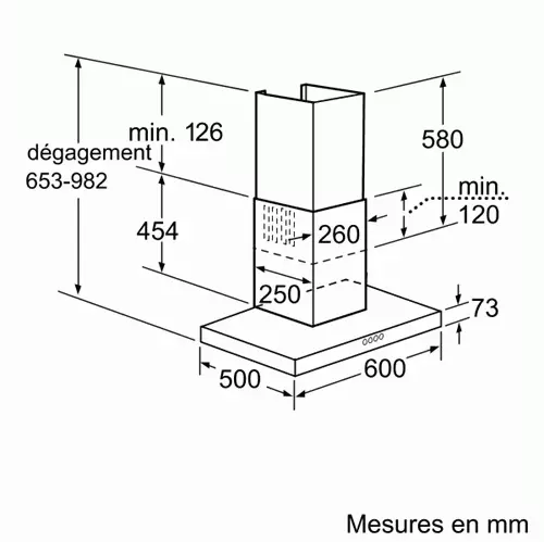 Máy hút mùi Bosch DWB062751