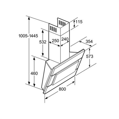 Máy hút mùi Bosch DWK096652