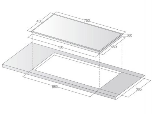 Bếp từ Lorca LCI 809 nhập khẩu Đức made in Germany