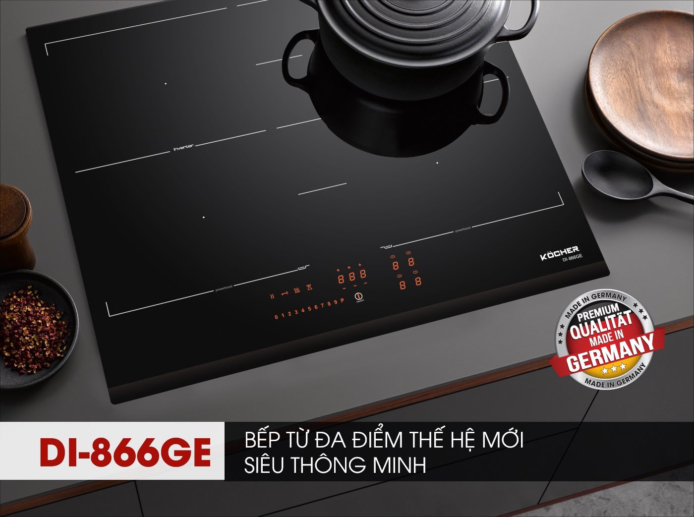 Ra mắt Bếp từ đa điểm DI-866GE